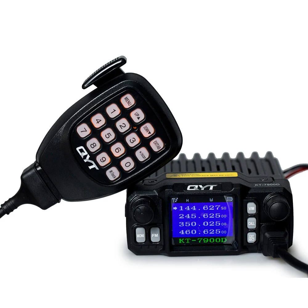 QYT KT-7900D Quad Band Mobile radio 144/220/350/440 МГц 25 ватт Ricetrasmettitore Grande ЖК-дисплей KT7900