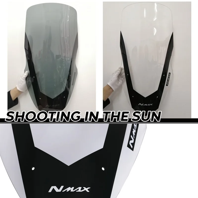 High quality Abs Plastic modified motorcycle parts accessories front screen windshield for NMAX155 NMAXL125 2016/2017/2018