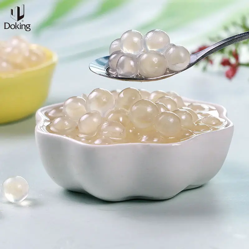 Sugarcane horseshoe flavor popping boba Milk tea shop special popping boba