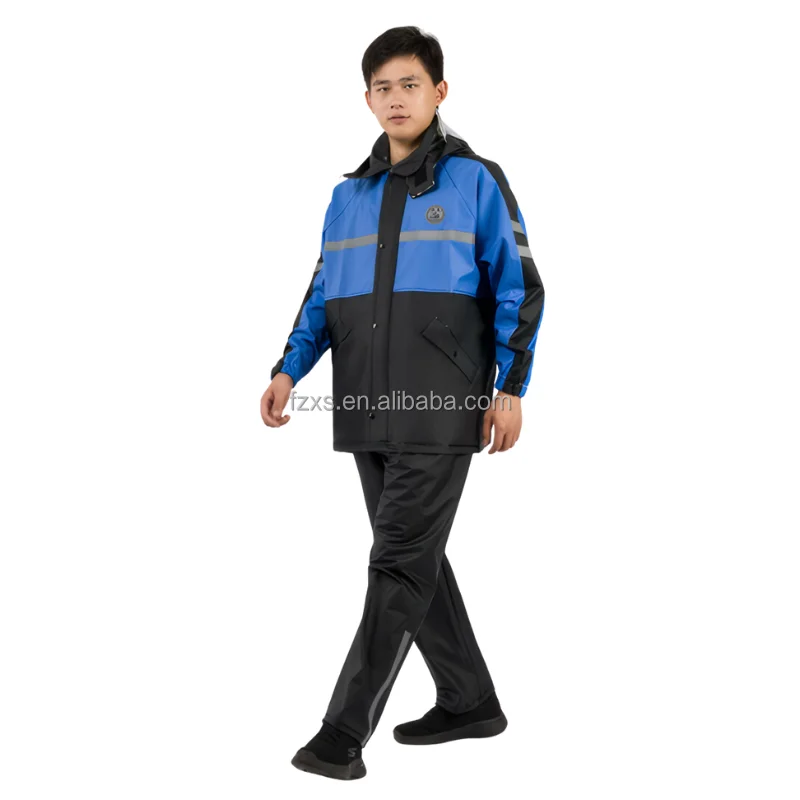 Fisherman Raincoat Waterproof rain overalls PVC rain coat Winter Jacket rain coats for adults