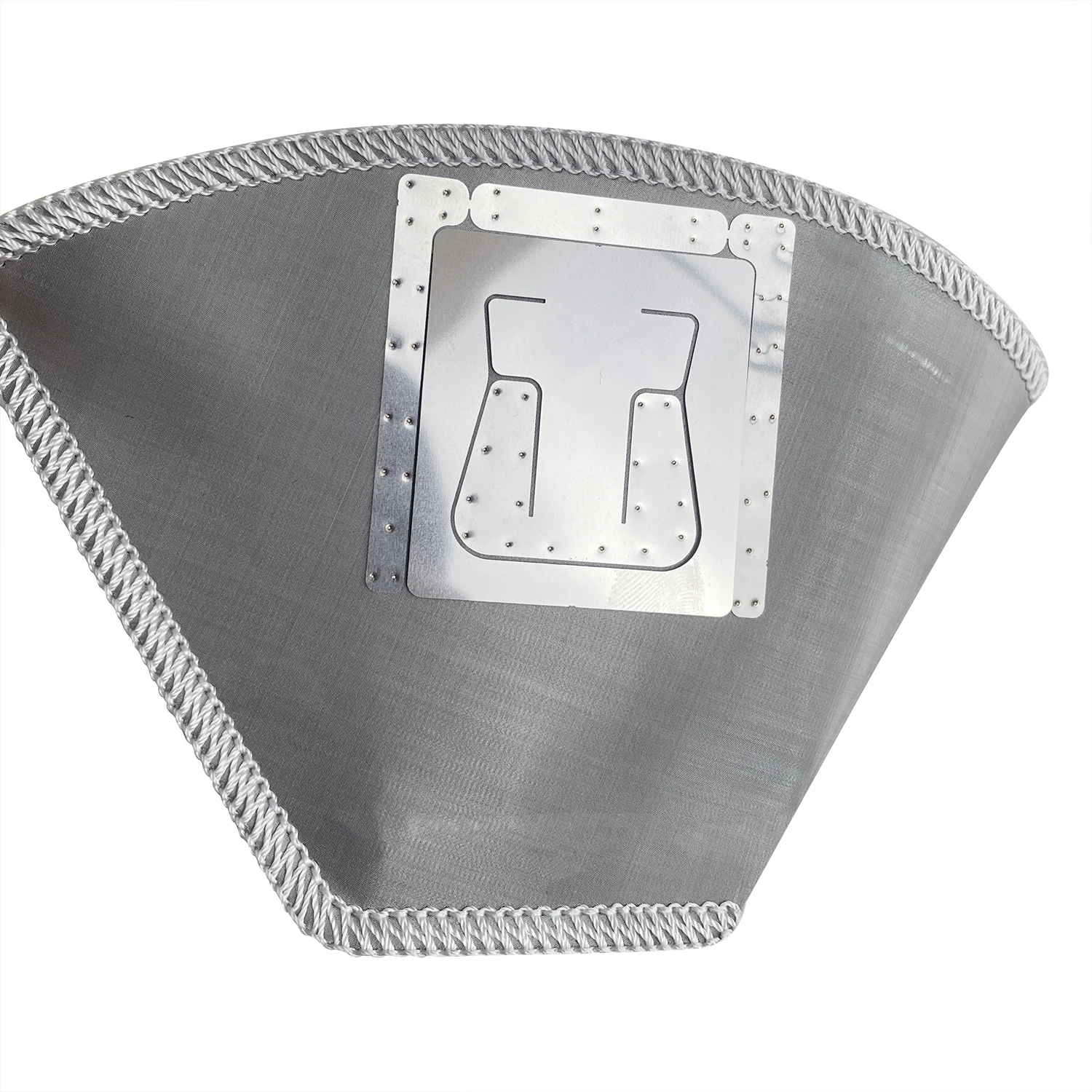 Flexible Pour Over Stainless Steel Mesh Coffee Filters Cone Paperless Coffee Filter Cloth Bag with Hanging ear