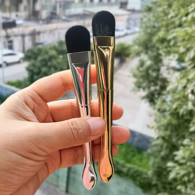 Wholesale Nice Quality Soft Nylon Hair Mask Applying Brush Double-headed Makeup Applicator Facial Cream Beauty Care Salon Brush