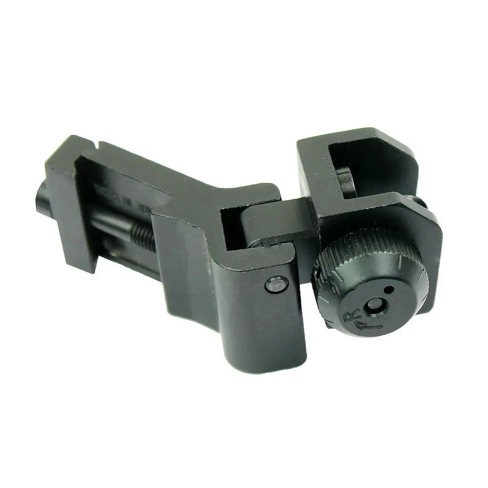 Tactical Aluminum Alloy 45 Degree Offset Rapid Transition BUIS Backup Front Rear Iron Sight For 20mm Picatinny/Weaver