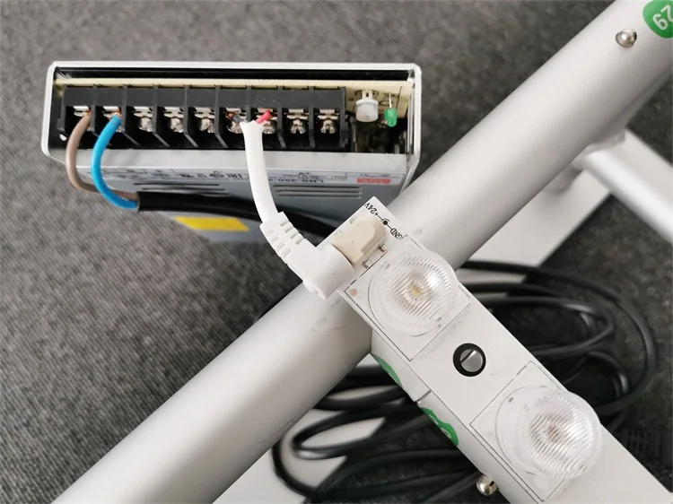 Портативный наружный рекламный односторонний алюминиевый светодиодный световой короб с подсветкой