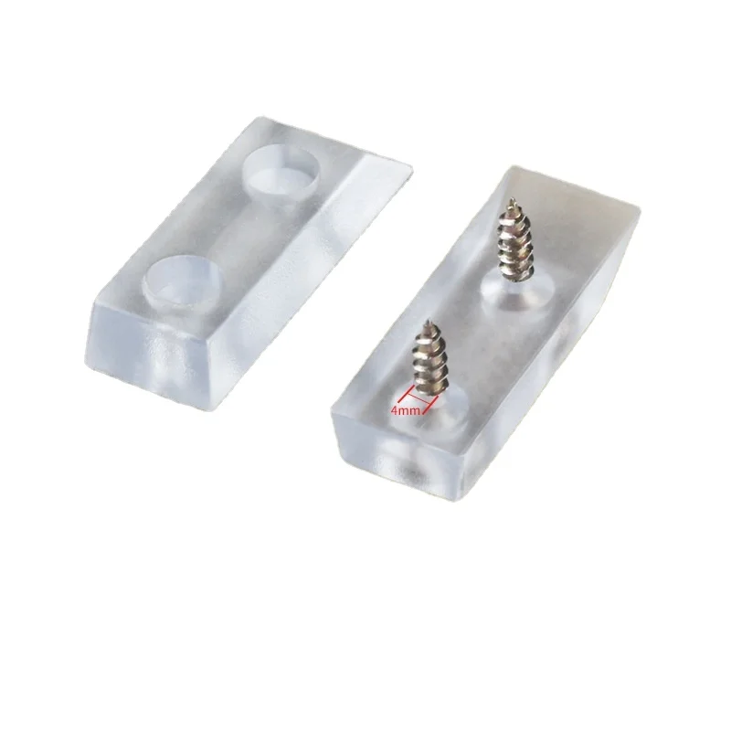 Washer Inside Rubber Foot Screw Mount Rubber Feet Transparent Furniture Foot Pad