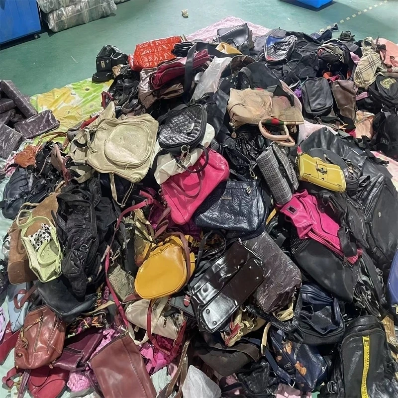KINGAAA japan wholesale original bags bale second hand used branded luxury handbag used bags in bales