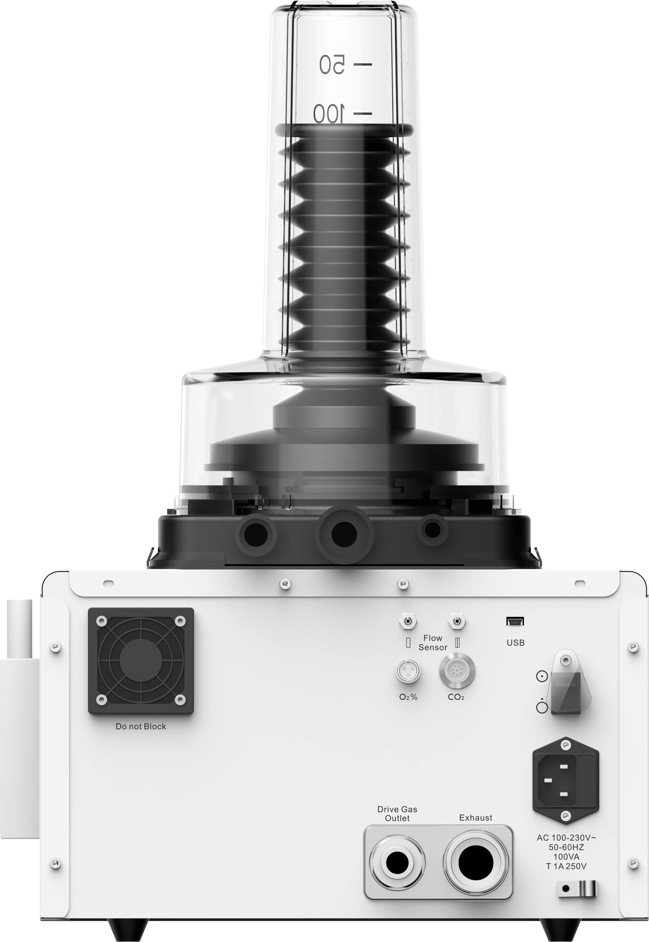 Portable Respiration Machine for Pet breathing Surgical Medical Veterinary Equipment Turbine Drive