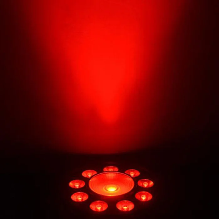 MITUSHOW Indoor Portable Par Light with 9+1 LEDs RGBW 4-in-1 DMX Control Mode for Disco Parties Nightclubs Concerts at Price