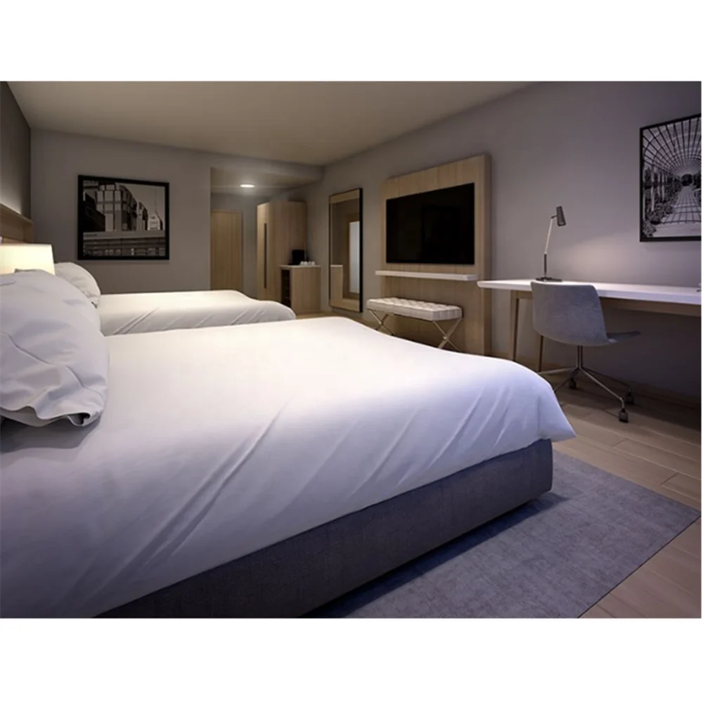 Luxury Hotel Queen Room Furniture Bedroom Set Hotel Headboard bed