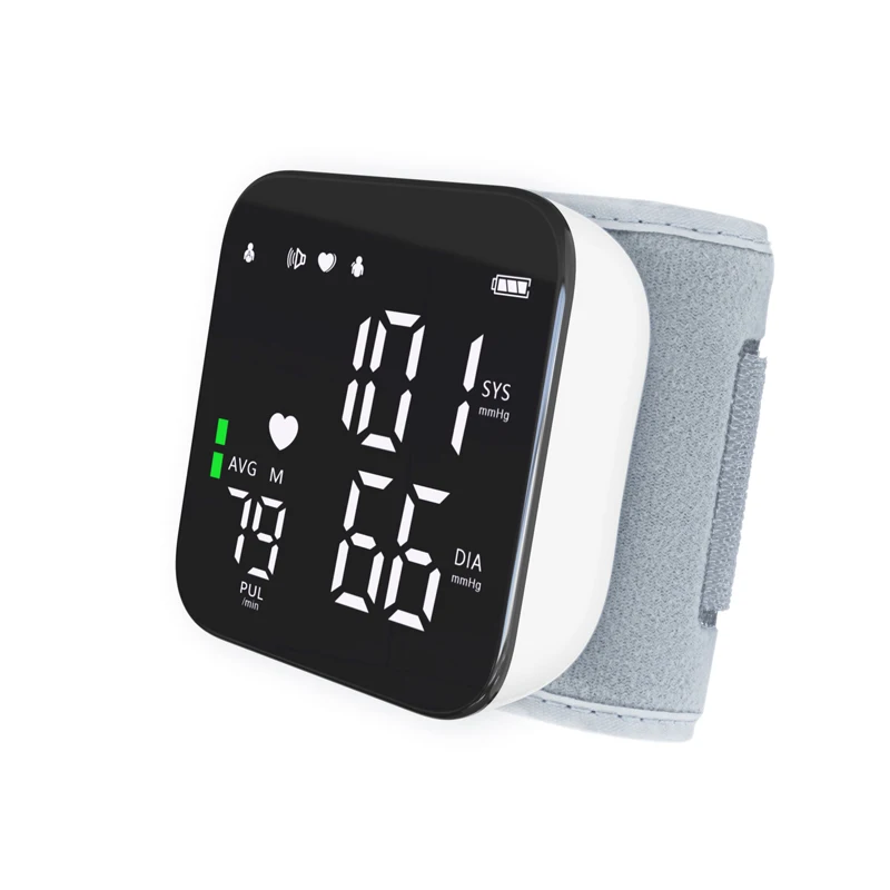 Accu Chek Tensiometro Baumanometro Heart Rate Monitor Smart Wrist Blood Pressure Machine For Hospital