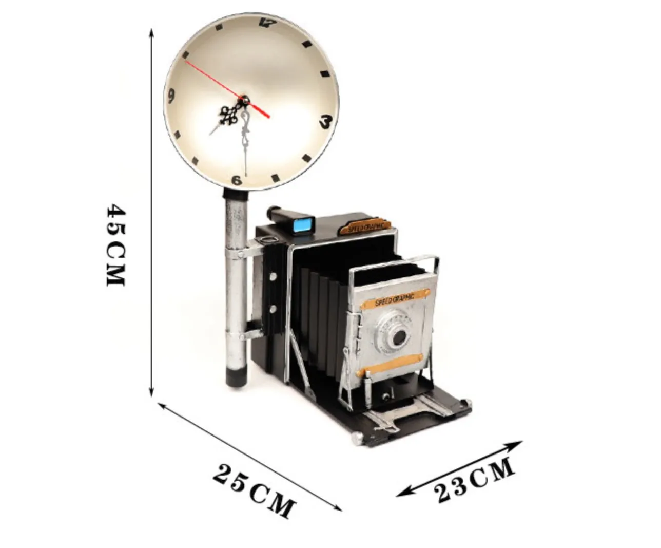 Retro old fashioned decorhome decore camera model mini iron decoration crafts