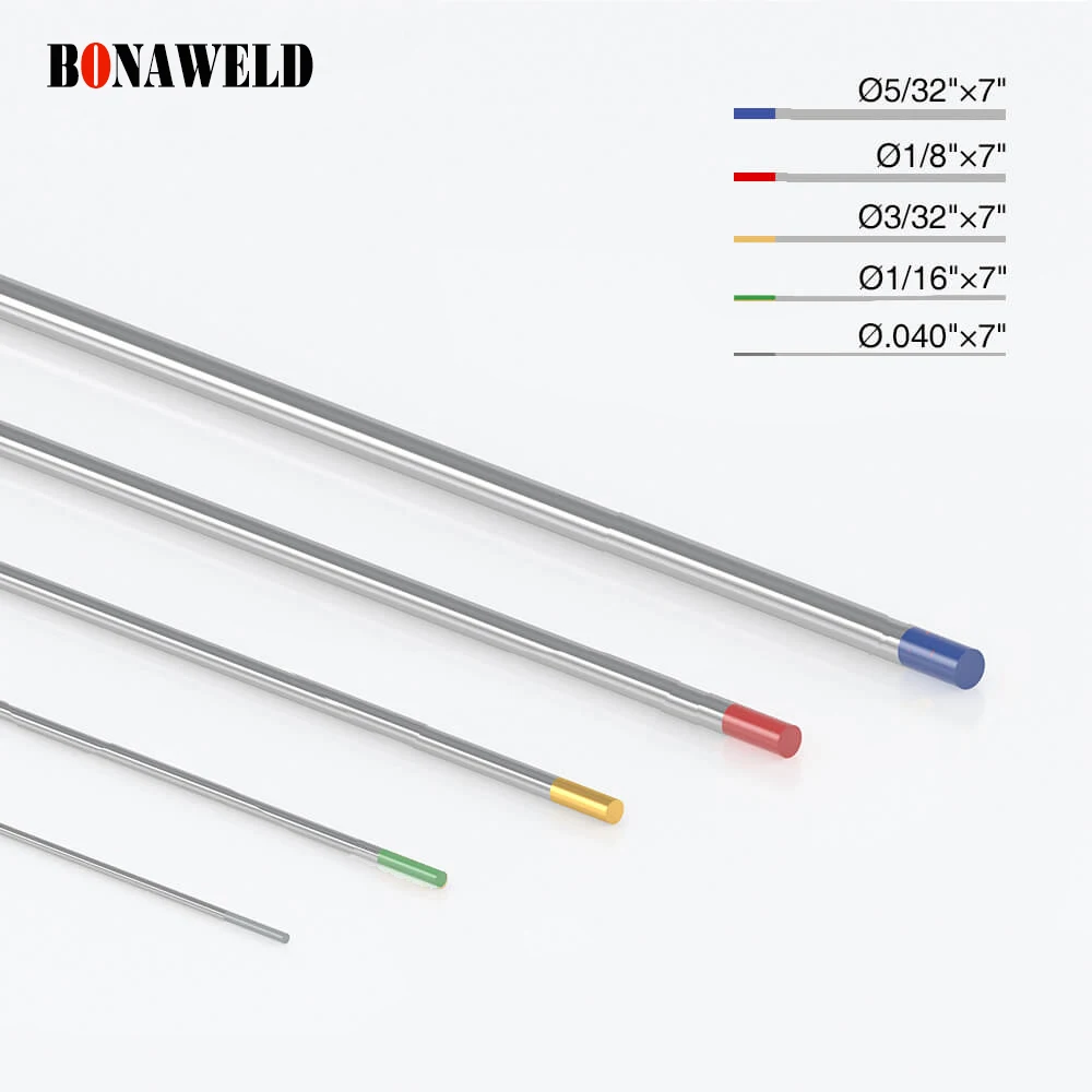 wz3 tungsten electrode 2.4 mm tungsten elektrot electrode mix color tig welding tungsten rod