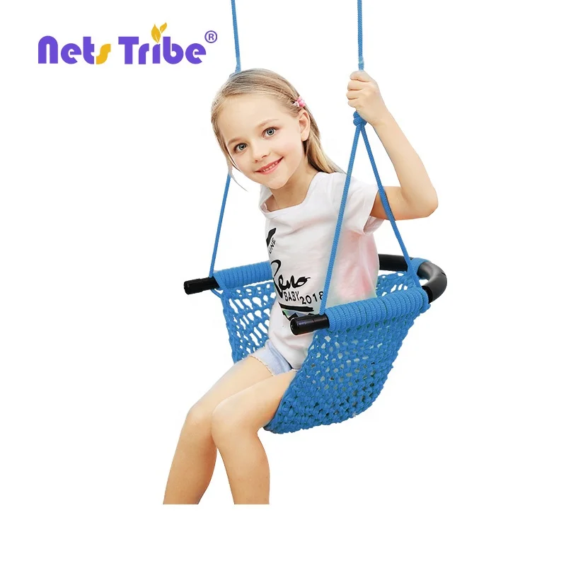 Hanging toy swing seat for home and kids outdoor playground with load bearing up to 300