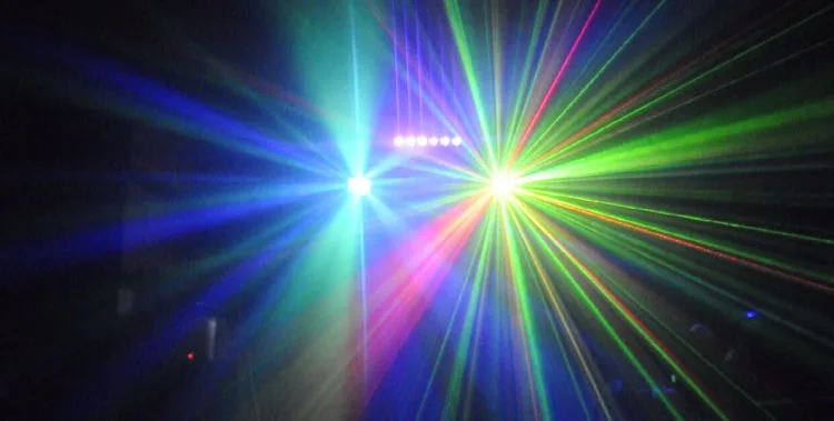 
NEW DMX512 Multifunction Strobe BALL LED Par Laser LED Stage Disco Lighting 