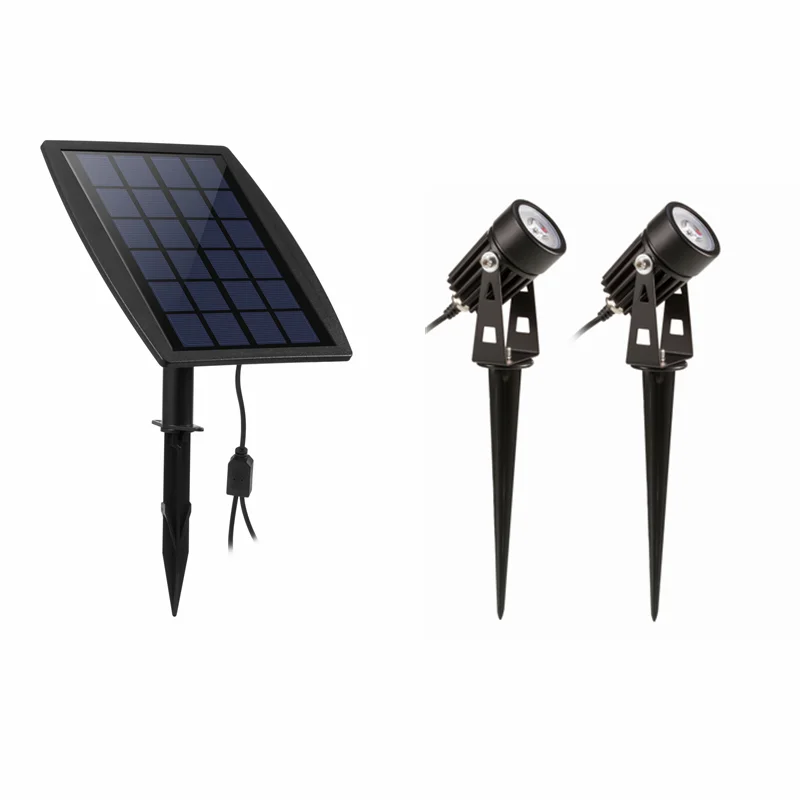 Outdoor LED Solar Projector Light Spotlight Light Control Solar Garden Courtyard Lawn Lamp
