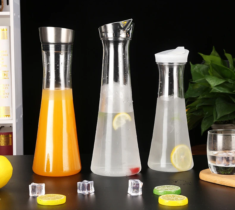 50oz Tritan Plastic Premium Water Juice Containers Heavy Duty Custom Water Carafe For Mimosa Bar