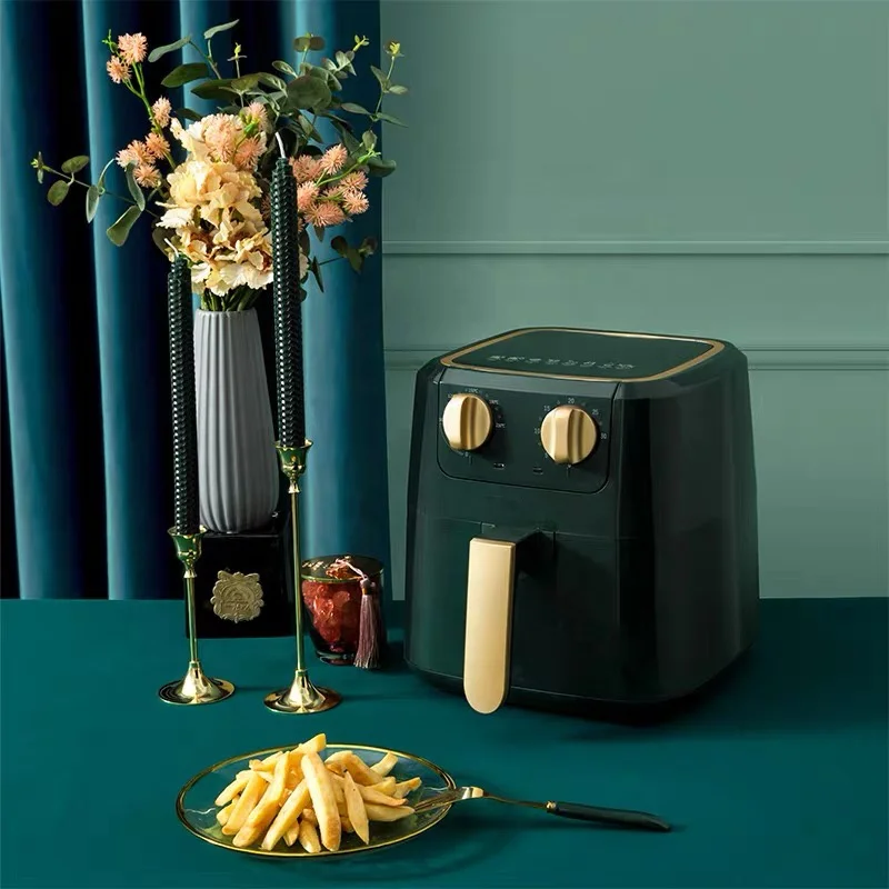 Home Appliances Air Fryer,3.5L Multi-function Intelligent mechanical  Electric Fryer,Oil-free and Non-stick coating