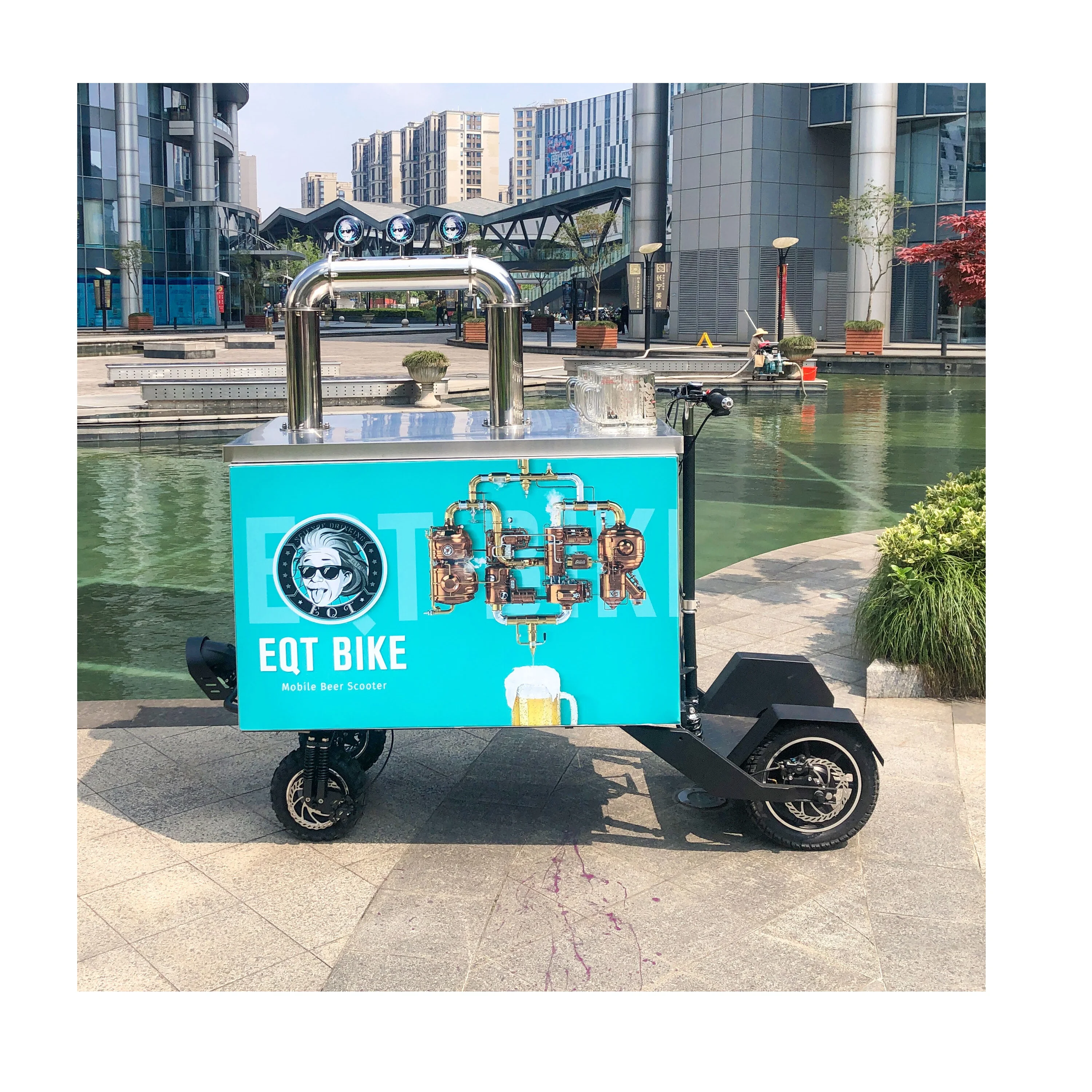 Food beer trucks street food cart beer vending scooter for sale