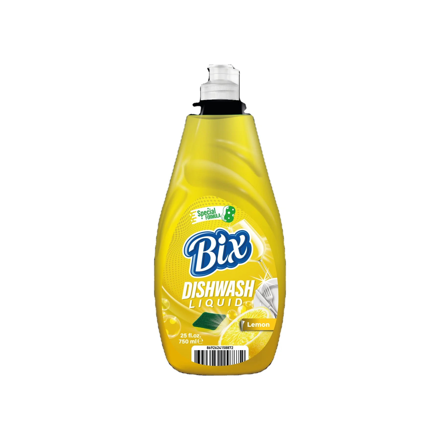 BIX 750 ml  Oem Odm Wholesale Best Selling Effective Formula Liquid Dish Wash Detergent Lemon