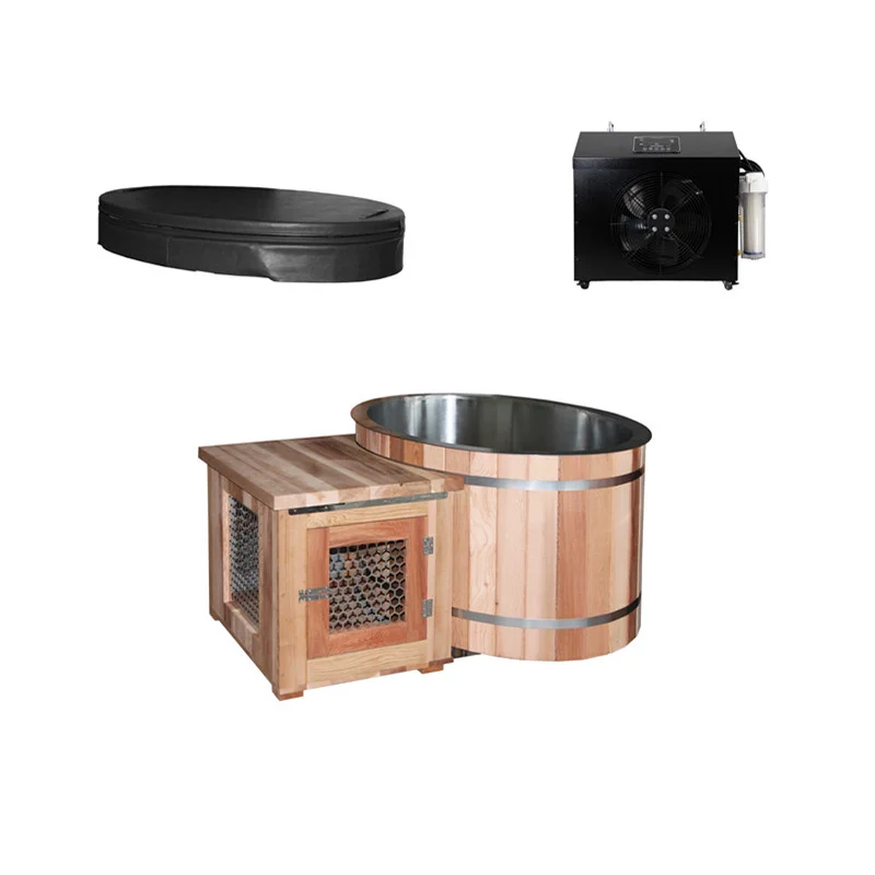 Ice tub plunge Wood Ice Bath Tub Barrel FOR Sale