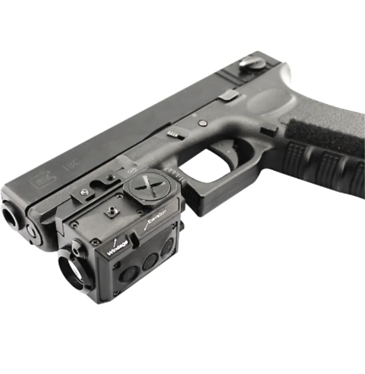 Compact Dust Proof And Water Resistant Glock Pistol Green Laser Sight LED Flashlight Combo For Airsof Gun Glock Rifle