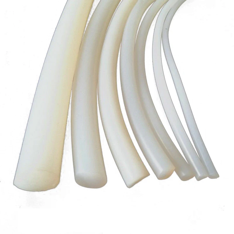 1-50mm Waterproof Heat Resistant Anti-slip Silicone Rubber Sealing Strip Solid Round Bar Rods
