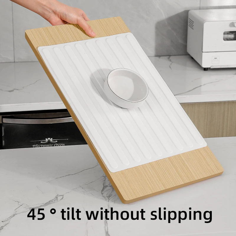Silicone Drain Pad  Applicable Placemat for Dining Table Promotional Tableware & Fruit Coasters Drain Pads Kitchen Countertops