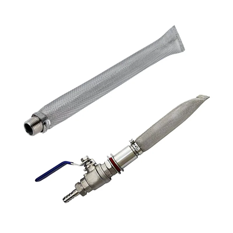 China Manufacturer Factory Price Custom Stainless Steel  Screen Brewing Filter Barrel Beer Bazooka Screen