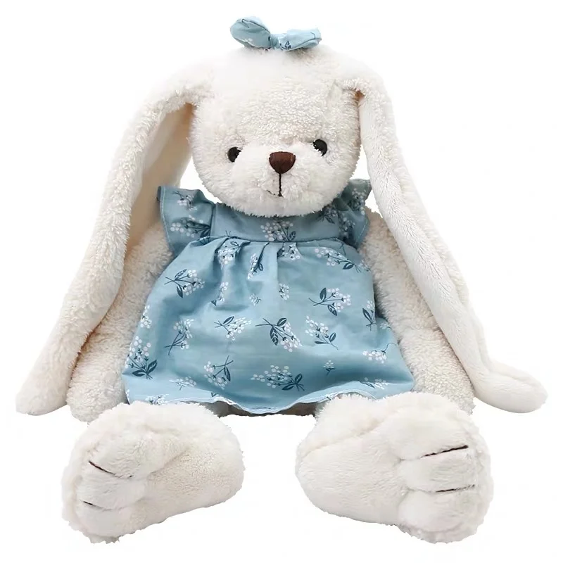free sample Soft plush rabbit toy plush and stuffed toy lovely white rabbit for girls birthday gift bunny soft toy rabbit