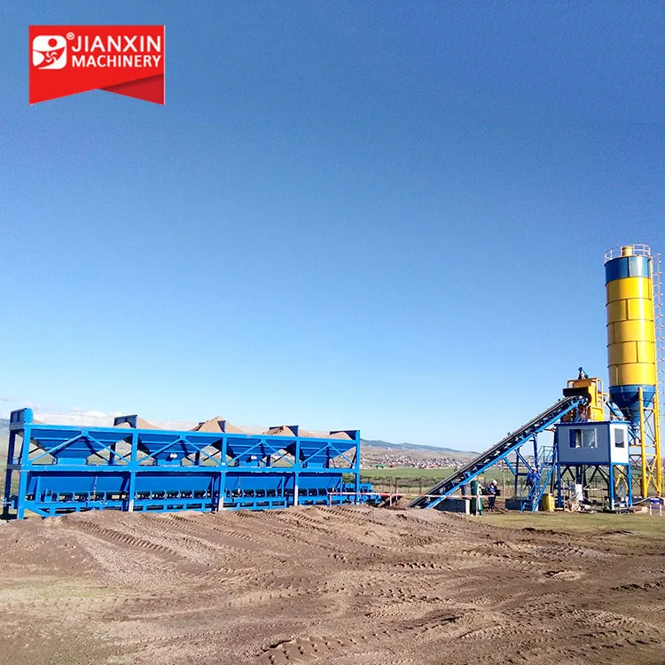 concrete mixing batching plant 1M3 twin shaft concrete mixer
