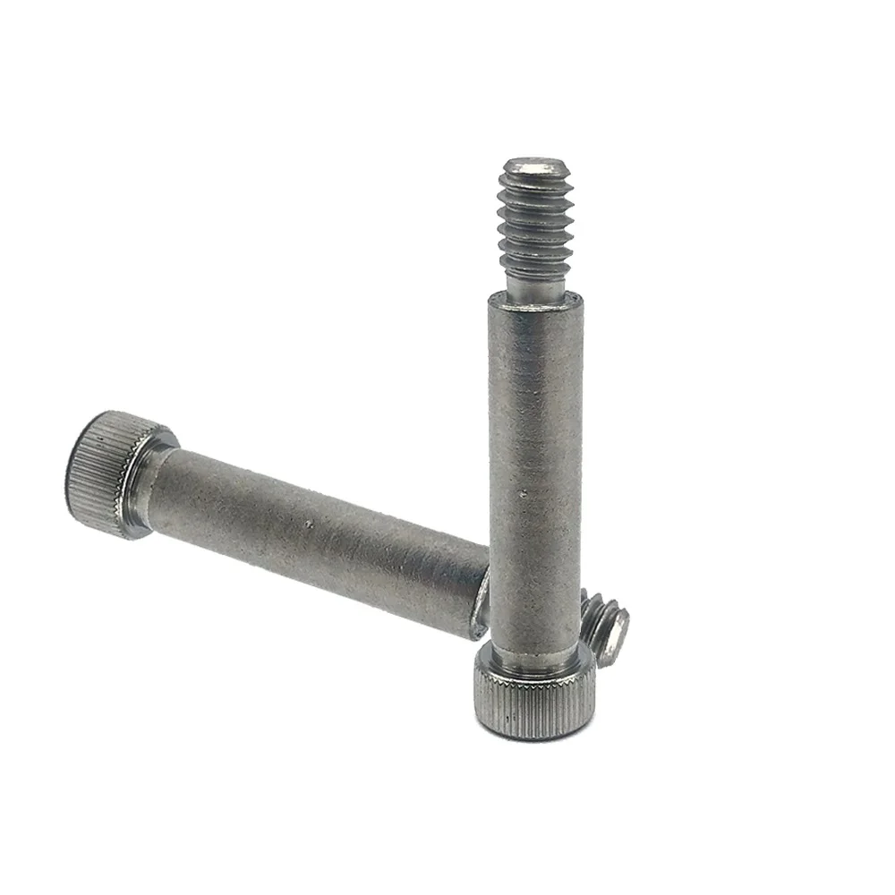 Professional manufacturer black zinc shoulder screw alloy steel cnc shoulder screw flat socket head shoulder screw