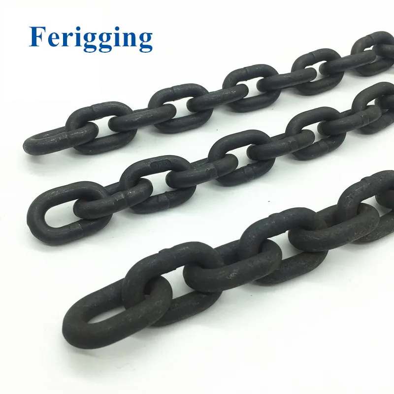 Ferigging G80 черная окисленная EN818-2 подъемная цепь 8 мм