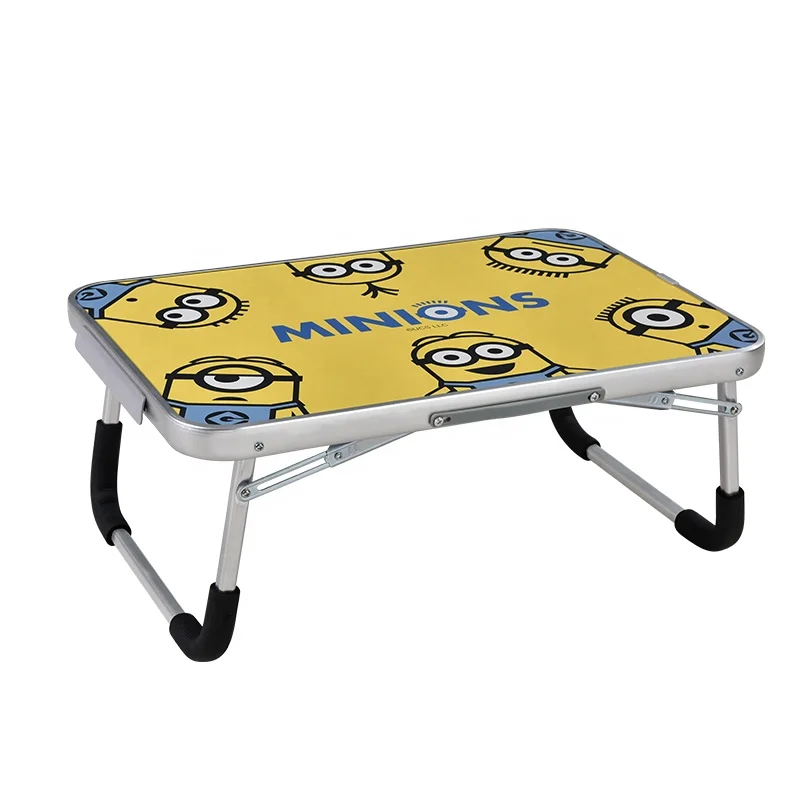 HISPEED Multi Functional Folding Laptop Table PC Aluminium MDF Wooden Portable Mini Picnic Tables