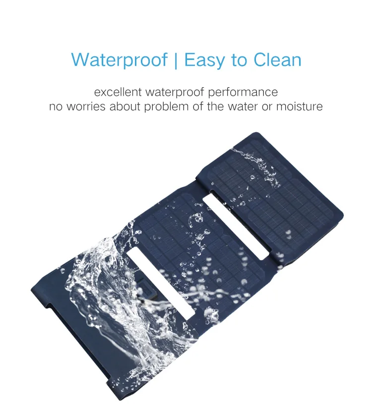 Factory wholesale overseas warehouse high efficiency portable 19.8v ETFE Solar Panelip67 solar charger  40W  for camping