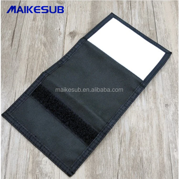 Advertising Sublimation Black Custom Logo Wallet for kids