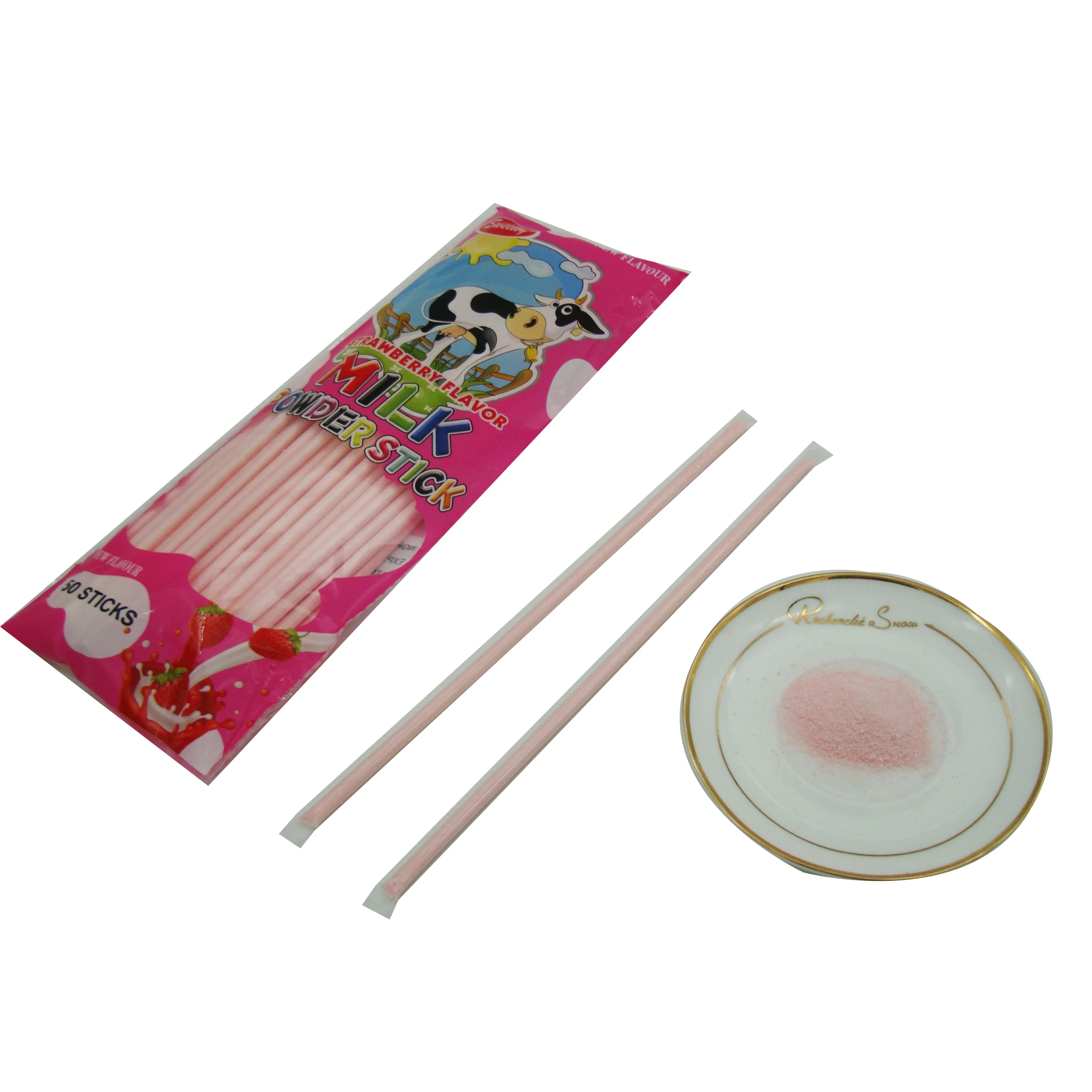 Bag Package CC Stick Candy Fruit Flavor Candy Powder Long CC Stick Sweet Candy