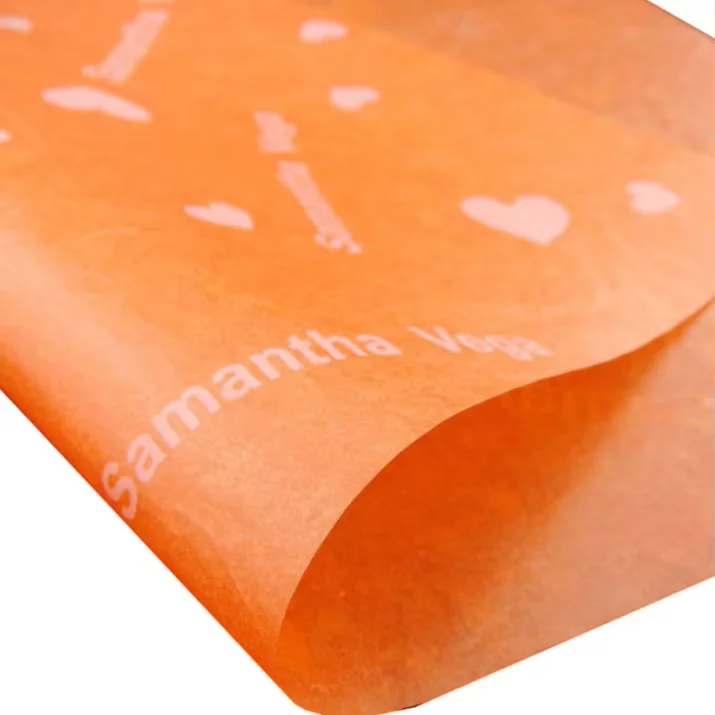 Fast delivery Customized design logo paper packaging for clothing shoes Tissue Paper