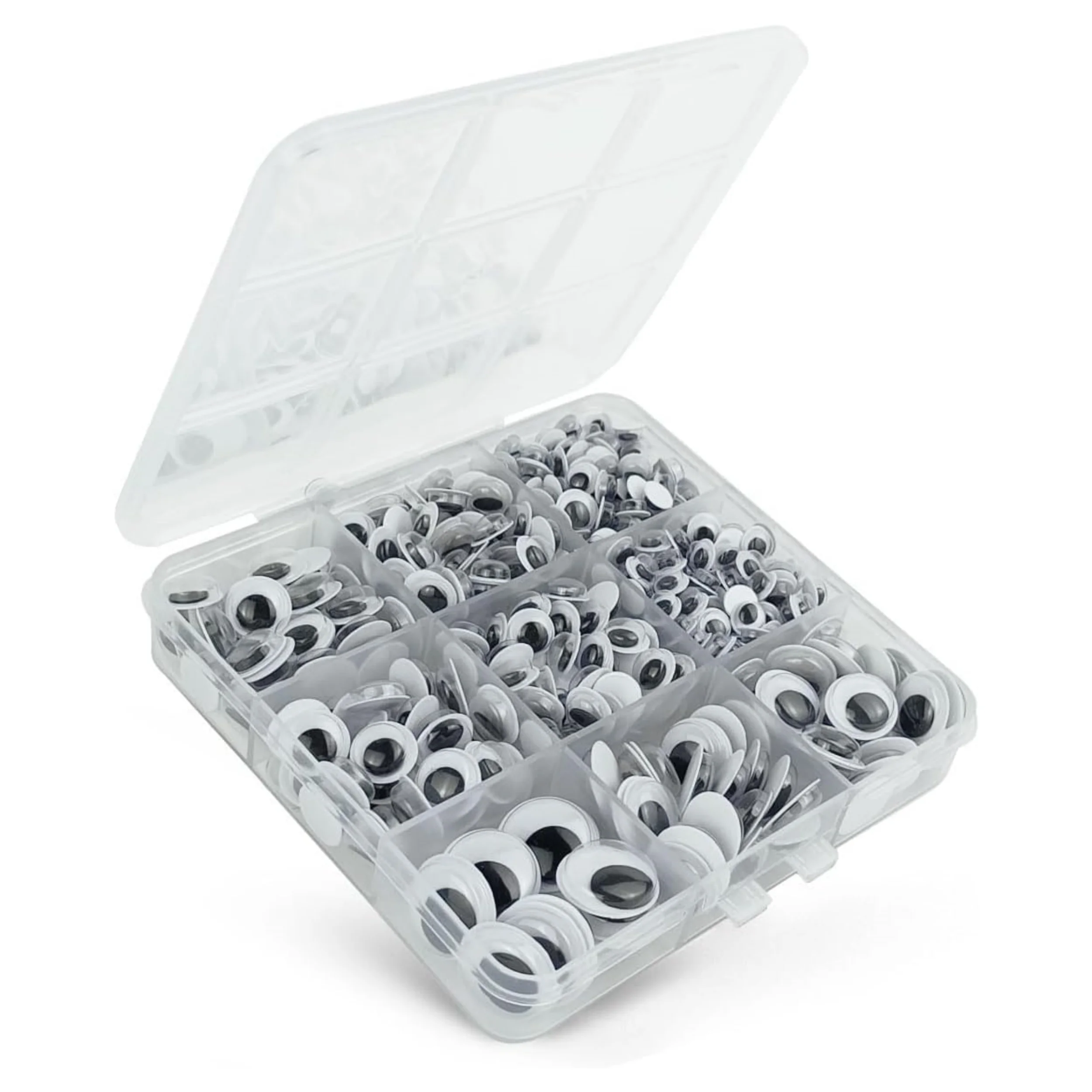 customized plastic googly eye for easter egg diy dool easy to peel off round good quality self adhesive googly wiggle eyes