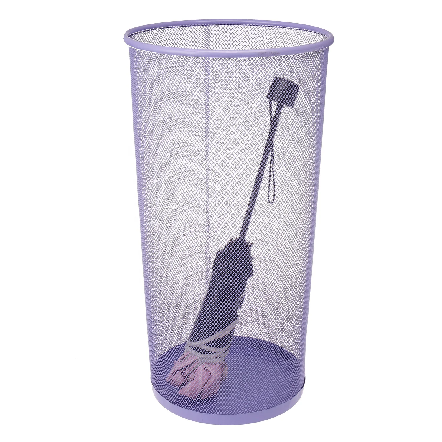 Home Storage Organization Metal Mesh Umbrella Holder for Walking Stick Folding Umbrellas Storage Umbrella Display Rack Stand