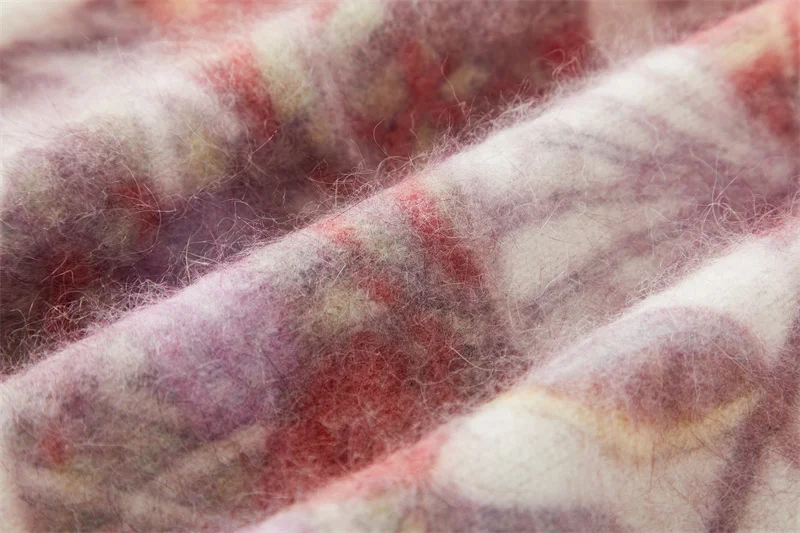 fashion girls custom design knit custom color Cardigan knitwear sweater with flower pattern embellished sweater women