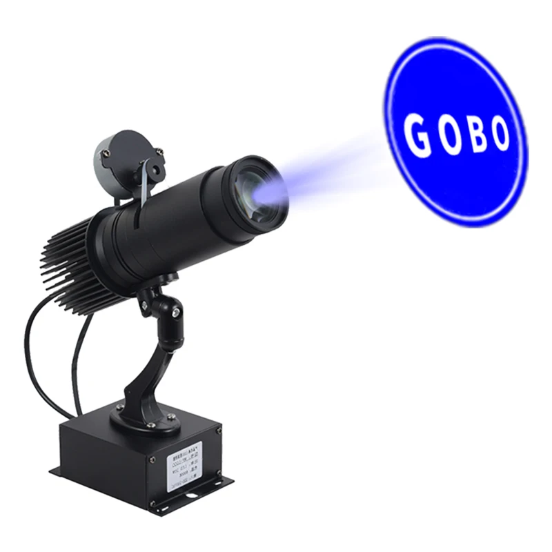 30w gobo ceiling projector led gobo projector lighting projection image door number on floor