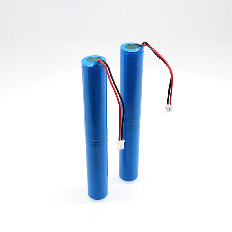 Lithium ion Battery Pack 18650 1S2P 3.7V 5200mAh Rechargeable Li-ion OEM Batteries by China Man