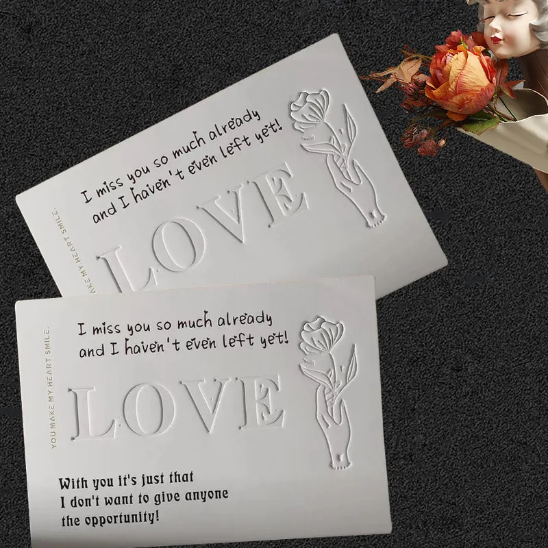 Роскошная визитная картонная Визитница с тиснением под заказ