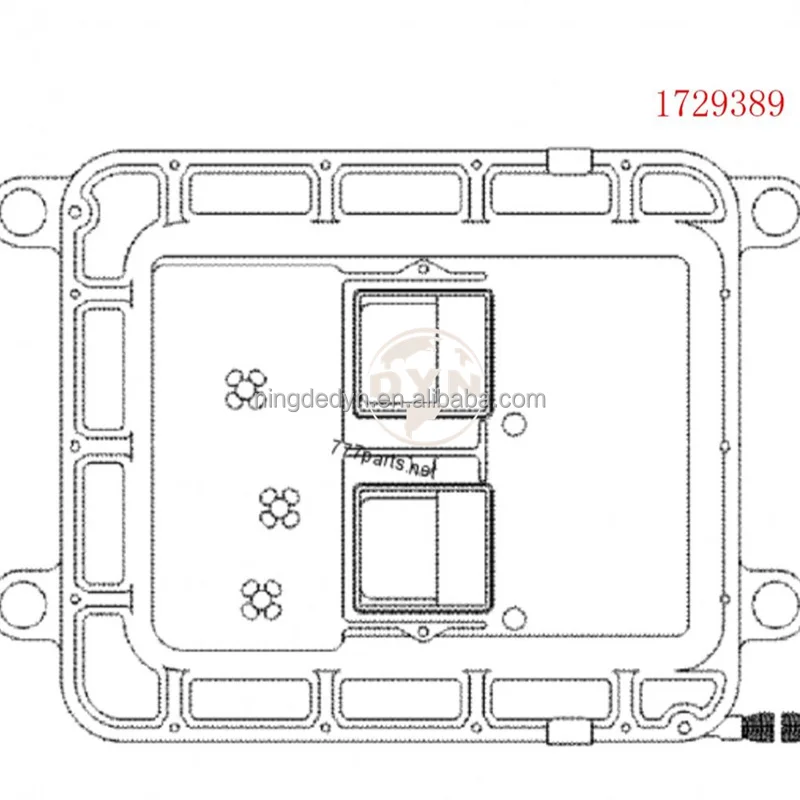 Электронный блок управления DYN CAT ECM 172-9389 оригинальный б/у контроллер Ecu 1729389