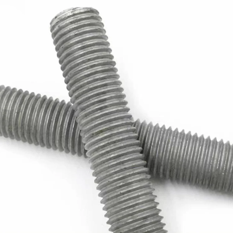 ACEM A193 GR B7 Custom Electro Hot Dipped Galvanized Steel Rod Threaded Stud HDG Threaded Rod Steel Thread Rod