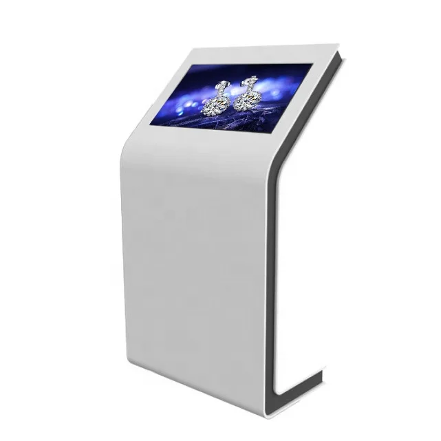 Hot selling-32 inch Interactive LCD display Touch Screen L shaped kiosk information kiosk with free software touch screen kiosk