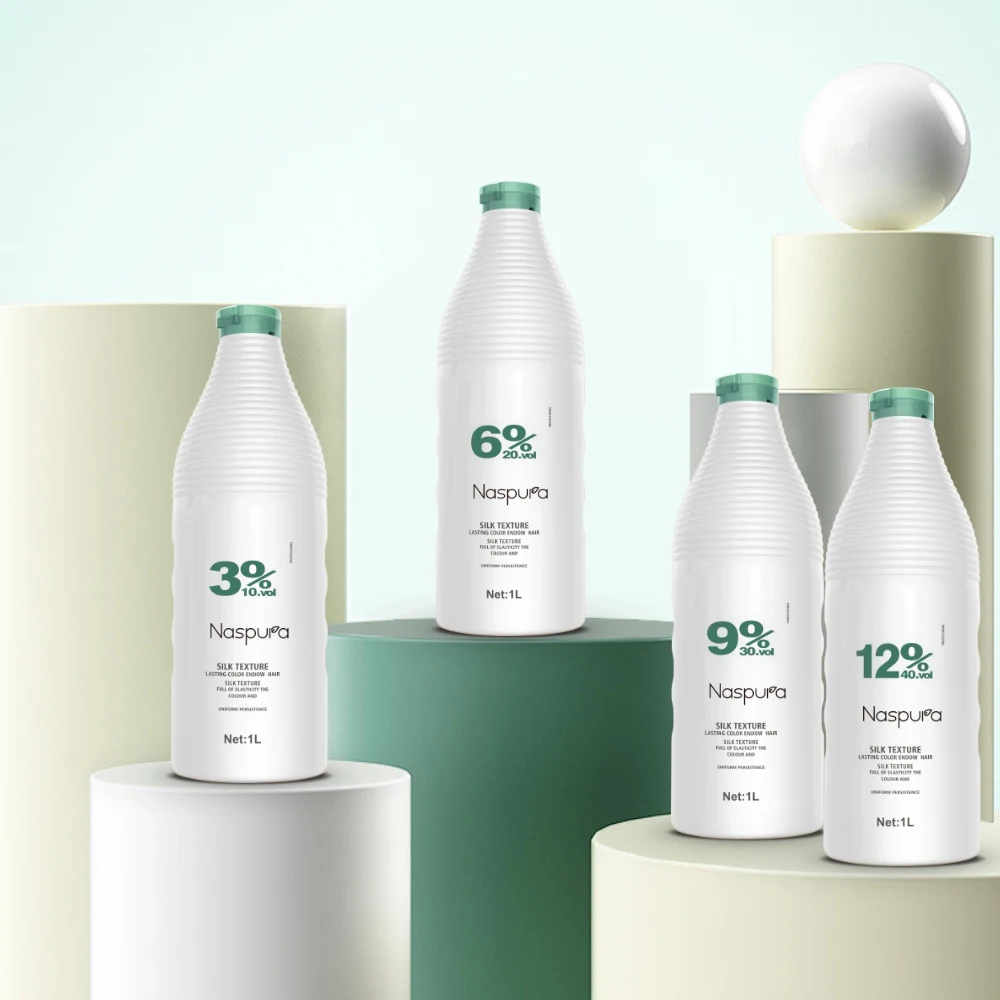 Private label  No Irritation to scalp 30vol/9%  organic peroxide cream best for hair color dyeing or bleaching