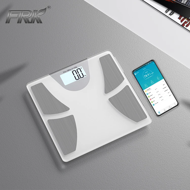 Blue tooth 180KG Custom Color Bathroom Weight Scales Digital Electronic Weighing Body Fat Scale