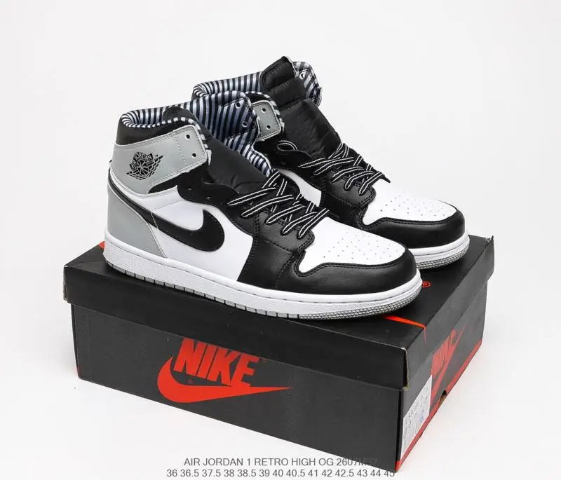 Новый бренд Nike мужские Модные Спортивные кроссовки в стиле ретро Aj1 Air Jordan 1 баскетбольные виды