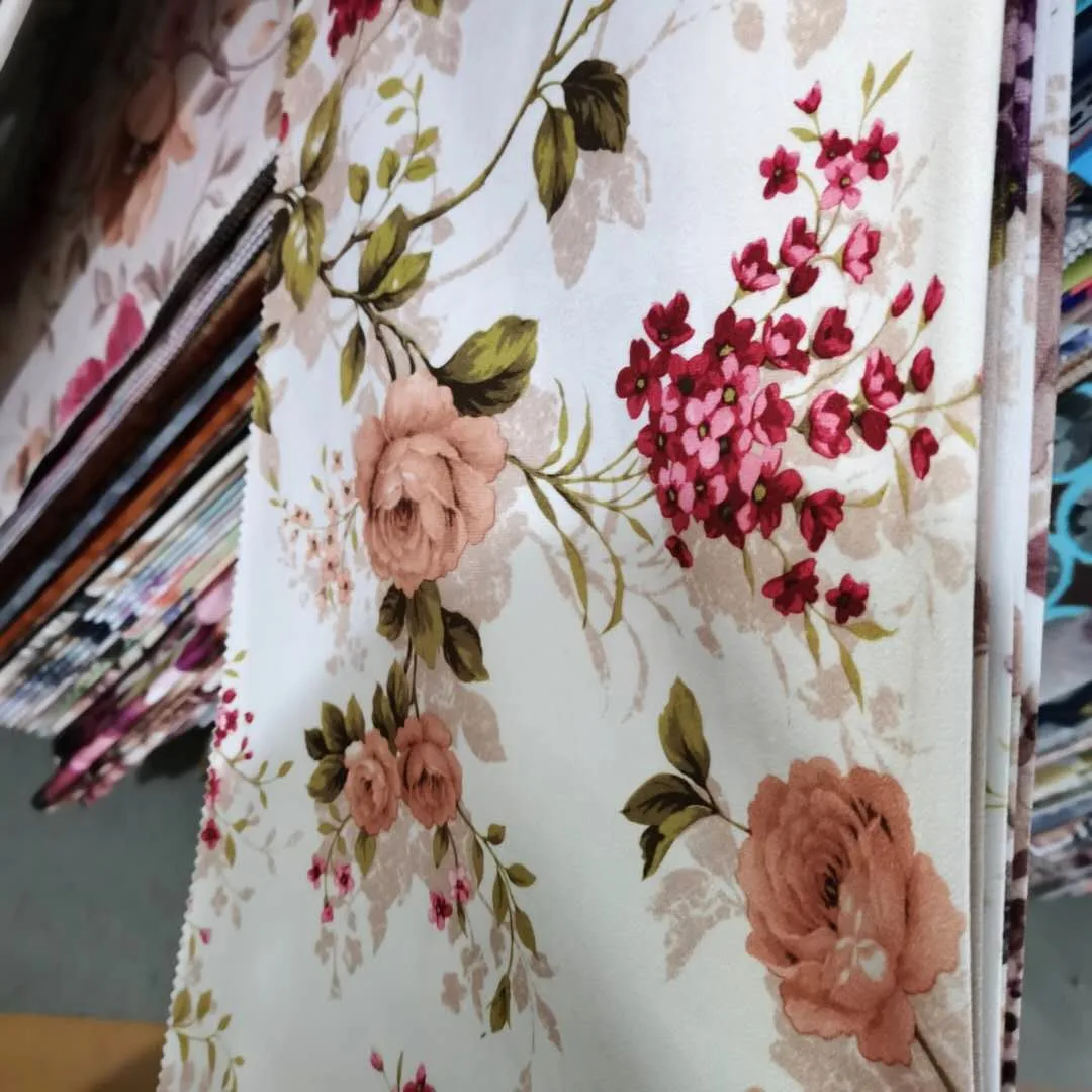 cushion cover fabric digital printing super soft fancy China textile fabric